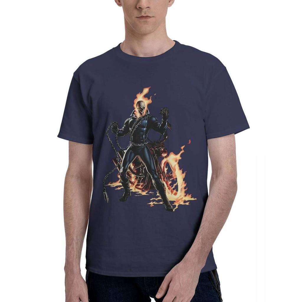 Alliance Streetwear Ghost Rider 100 Cotton Casual Breathable Confortable Tops Football Shirts 2025 T Shirt Men