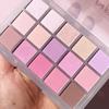 Ucanbe 15-Color Eyeshadow Palette Macaron Color Series Playful Makeup Matte Orange Brown Earth Tones Pearlescent Glitter Eyeshadow