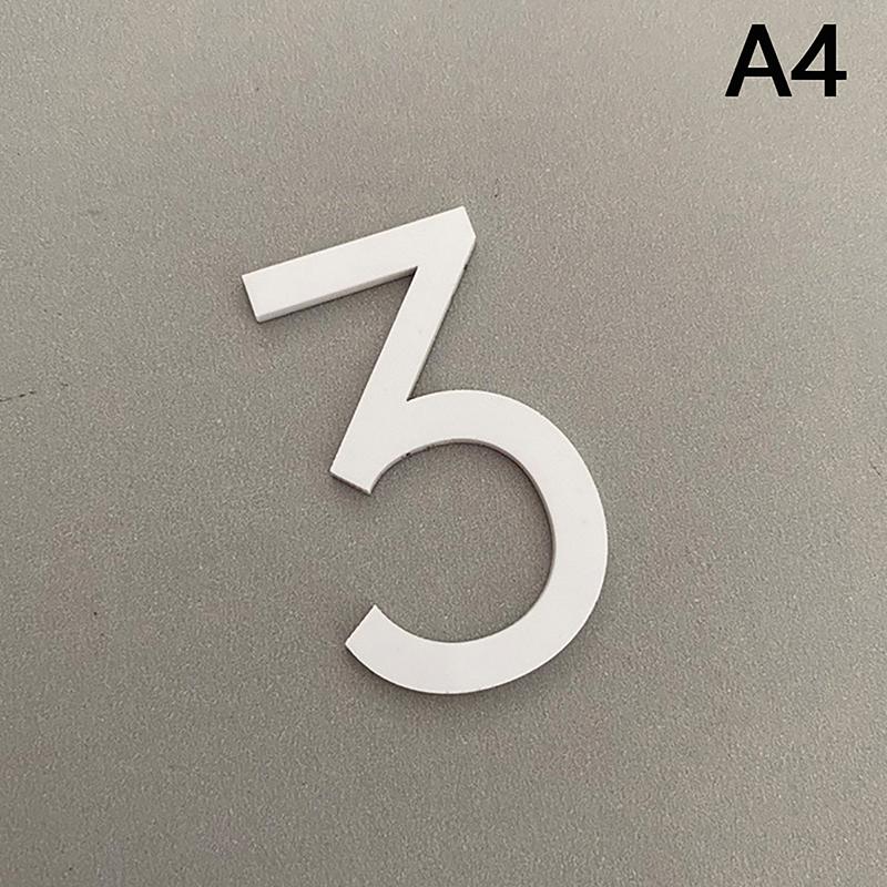 3D самоклеящаяся современная табличка на дверь с цифрами 0-9, номер дома, номер двери, номер почтового ящика, адрес отеля, наклейка с цифрами, знак