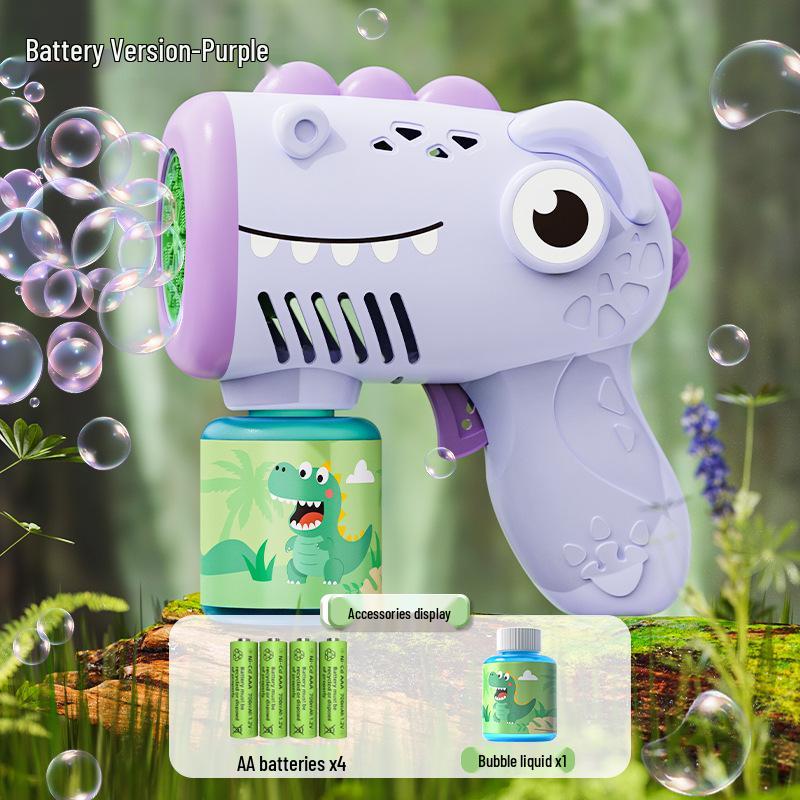 Unicorn Electric Bubble Maker: Kids' Automatic Light-Up Bubble Gun Gift
