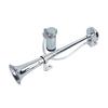 7-Inch Single Trumpet Air Horn Zinc Alloy 12V/24V 128dB Loud Sound for Cars Trucks