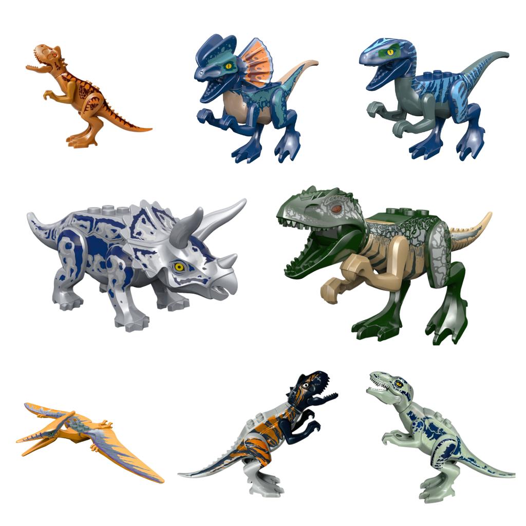 Серия "Парк Мира Динозавров" Юрского Периода Мини-Динозавры Тематические Блочные Модели Игрушки И Мобильные Детали Принадлежности Для Дня Рождения И Рождественской Вечеринки