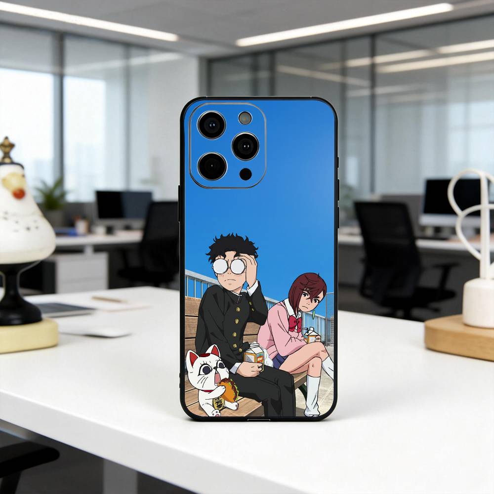 D-Dandadan M-Momoi Ayase Ken T-Takakura Чехол для телефона для iPhone 17, 16,15,14,13,12,11 Plus,Pro Max, Другие Мягкий Черный Чехол