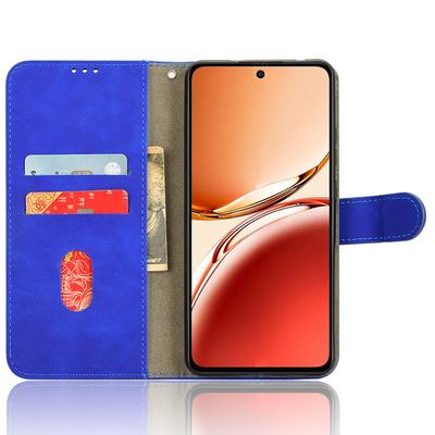 Чехол для Oppo Reno12 F 5G из кожи с эффектом «кожа», кошелек-фолио, откидной, противоударный чехол для телефона