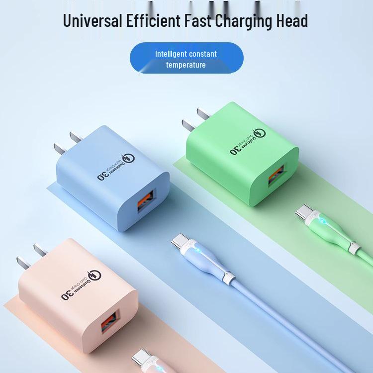 Совместимый набор вилок для зарядки для Apple iPhone, Huawei, Vivo, Honor, Mate - Поддерживает кабель для передачи данных и быструю зарядку