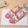 Girls Dress Shoes Kids Performance Party Soft Sole Princess Flats Slip-Ons
