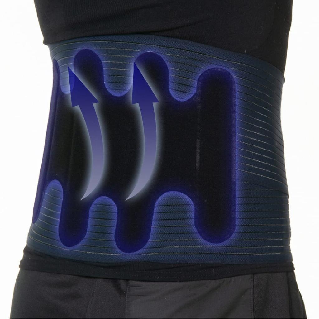 Chuanne Ronbaskin V3 26 Waist Supporter Navy Size 2 Waist For Lower Back Pain Caused by Working from Home or Telework 75-95cm