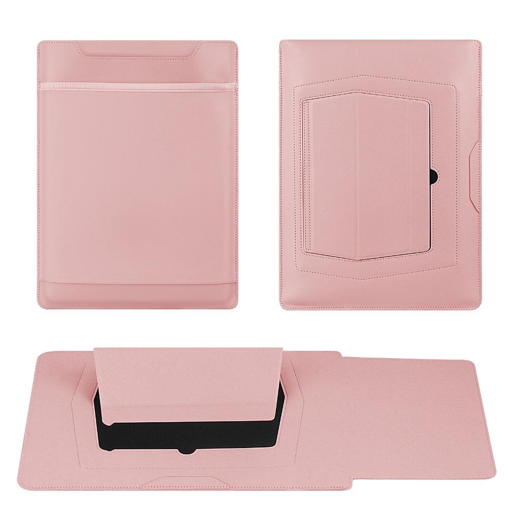 Shockproof Notebook Protective Case Multi-angle Adjustment Leather Pouch for MacBook Pro Office