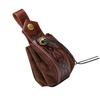 Medieval PU Leather Pouch Vintage Drawstring Bag Waist Pack Portable Halloween Coin Purse Dices Bag Easy To Use