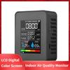 Portable Multifunction Indoor Air Quality Monitor LCD Digital Color Screen CO2 Detector 5 In 1 Formaldehyde TVOC Tester