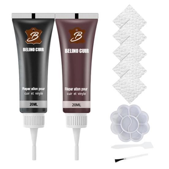 20ml Faux Leather Repair Gel Kit Vinyl Restoration Cream Set Repair Scratches Cracks Leather Furniture Care Products