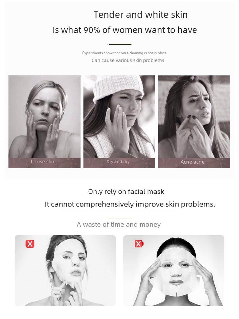 Маска для фотоомоложения кожи: Светотерапия красным/синим светом для салонов красоты