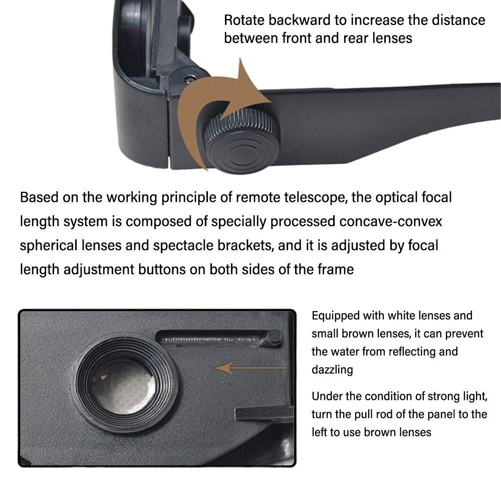 Стиль Портативный бинокль Рыболовный телескоп для наблюдения за птицами Бинокль Увеличитель Бинокли
