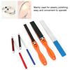 5pcs Flat Design Manual Sandpaper Stick Semicircle Shape Sanding Paper Roll Bar  Detail Sanding