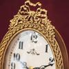 Французские ретро настольные часы Легкая роскошь Высококачественное ощущение Настольные часы Изысканный элегантный домашний декор Orologio Da Tavolo YS40CC