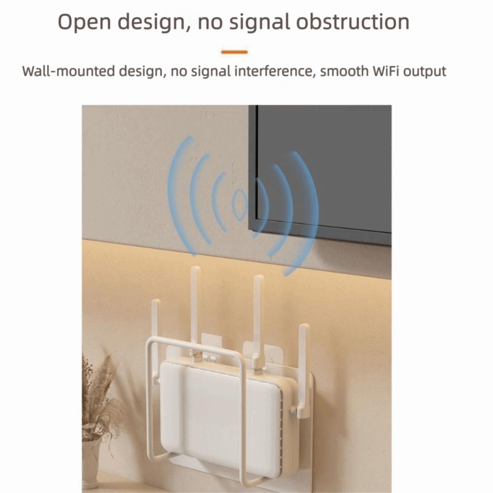 Modem Style Router Shelf Wall Mount Holder Router Storage Box Router Storage Rack  Office