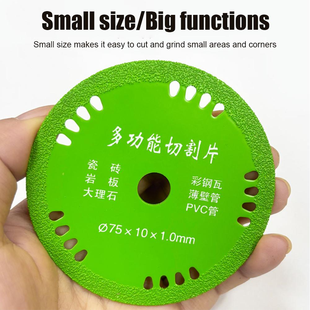 75 мм диски для резки стекла 3 дюйма 10 мм алмазные лезвия для шлифования мрамора и кристаллов шлифовальные Ja P4X2