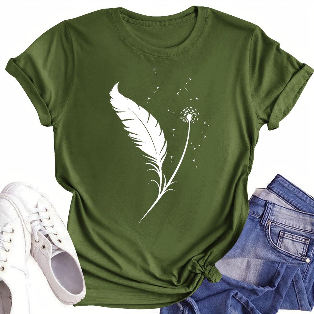 T Shirts Short Sleeve Tees For Women Fashion Tops Lightweight Soft Casual Summer Outfits Clothes