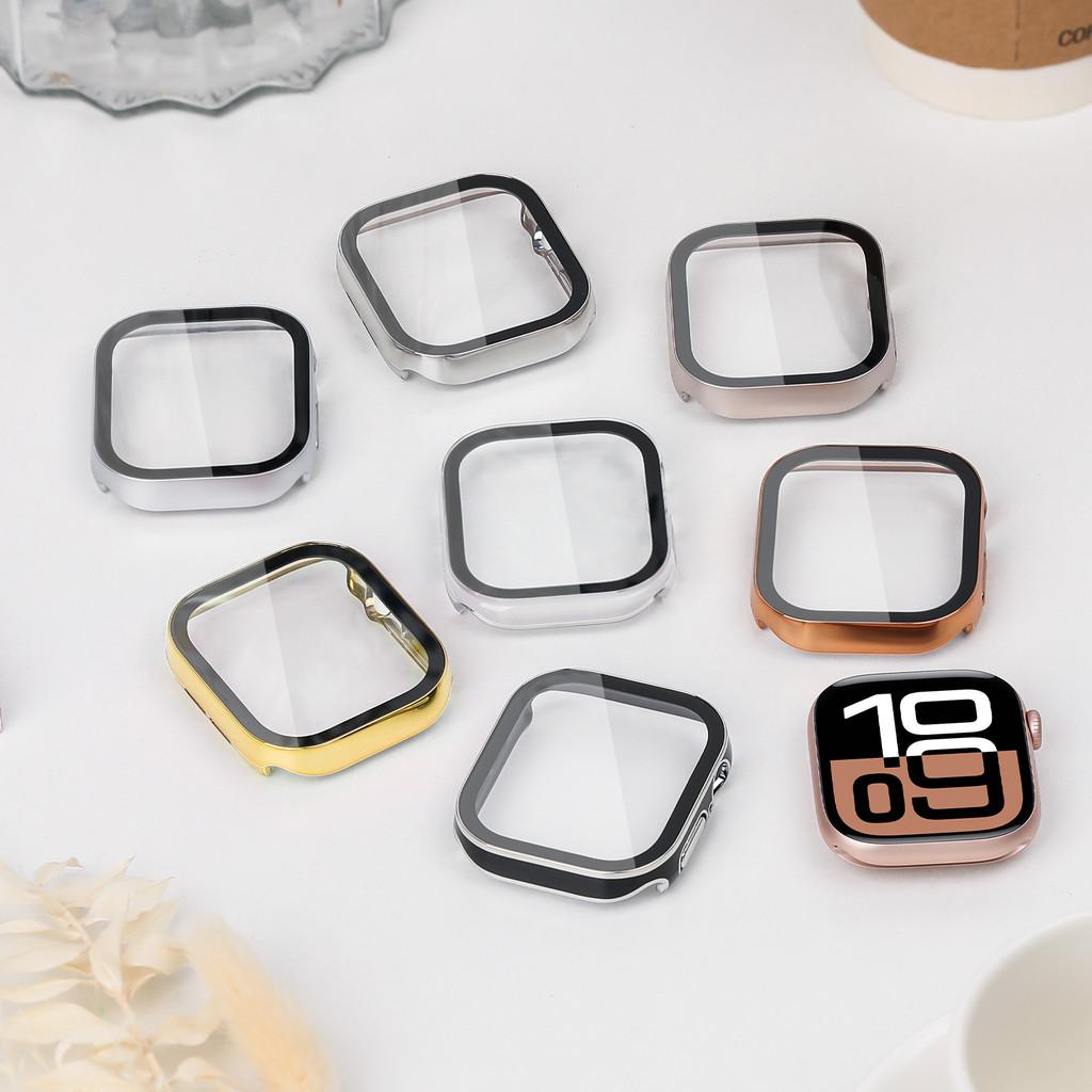 Waterproof Case Screen Protector glass+Cover for Apple Watch Ultra 49mm 46mm 45mm 44mm 42mm 41mm 40mm iWatch 10 9 8 7 6 5 4