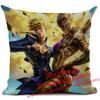 Jojos Bizarre Adventure Japanese Harajuku Manga Cushion Cover Living Room Sofa Square Throw Pillows Home Decoration Pillowcase
