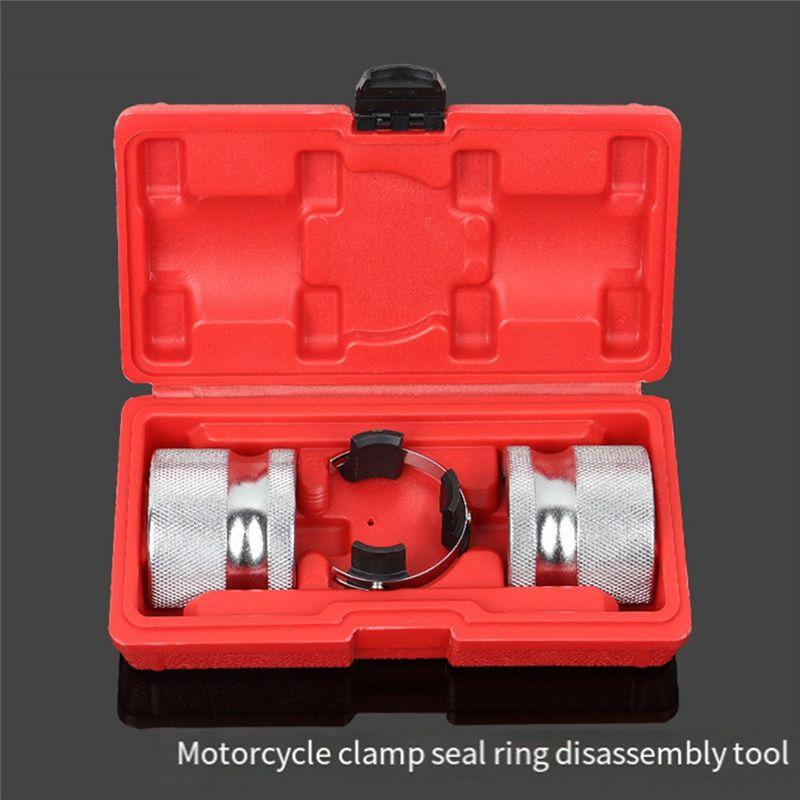 Practical-Motorcycle Fork Seal Driver Tool Set Motorcycle Accessories Adjustable Portable With Box For Motorcycle Dirt Bikes