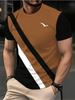 Personalized Pattern Printed Men's Short-sleeved T-shirt Comfortable and Breathable Summer Wear