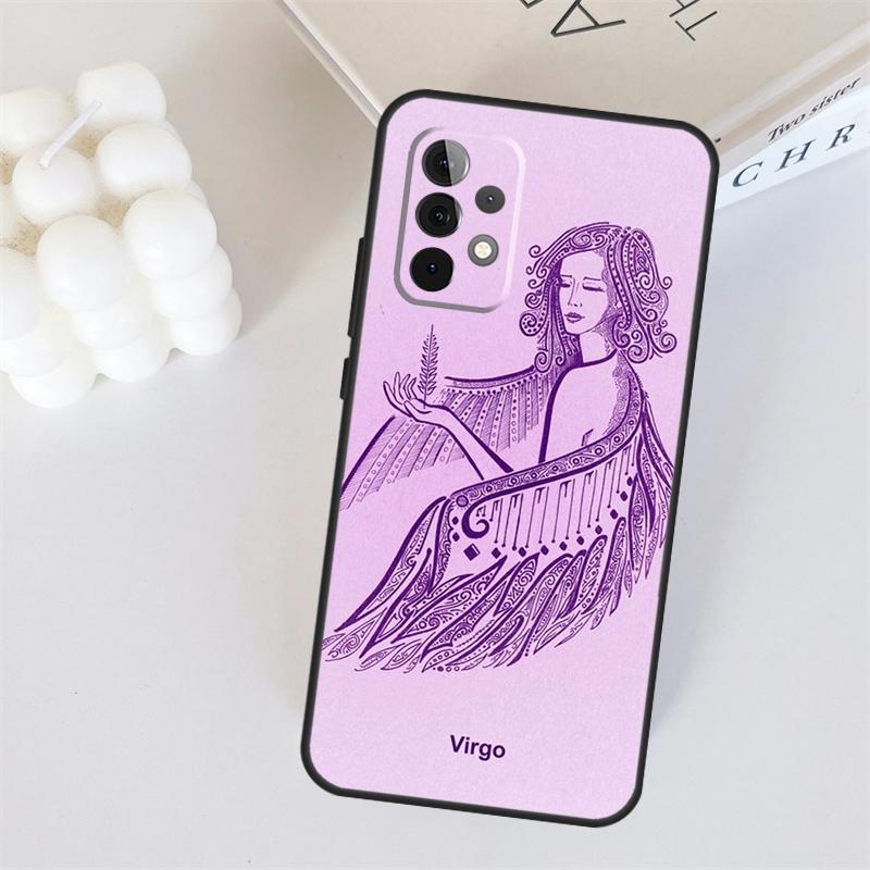 Знак зодиака для Samsung Galaxy A56 A36 A26 A16 A05 A06 A22 A32 A52 A54 A34 A14 A55 A15 A53 A33 A35 Чехол