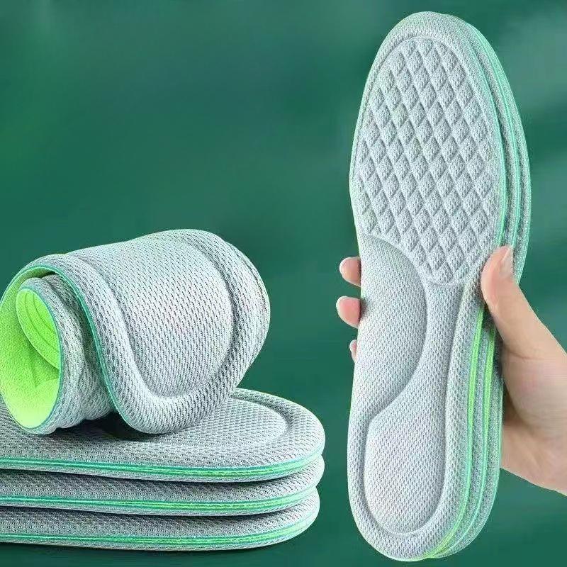 1 Pair Soft Insoles for Shoes Men Women, Deodorant, Absorb-Sweat, Sport Insole, Feet Shoe Sole, Running