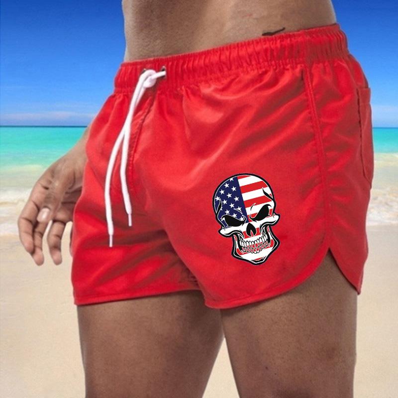 BBK-45 2025 Summer Men's Quick-Drying Swim Trunks Sports Pants Swimwear Beach Shorts Jogging Shorts