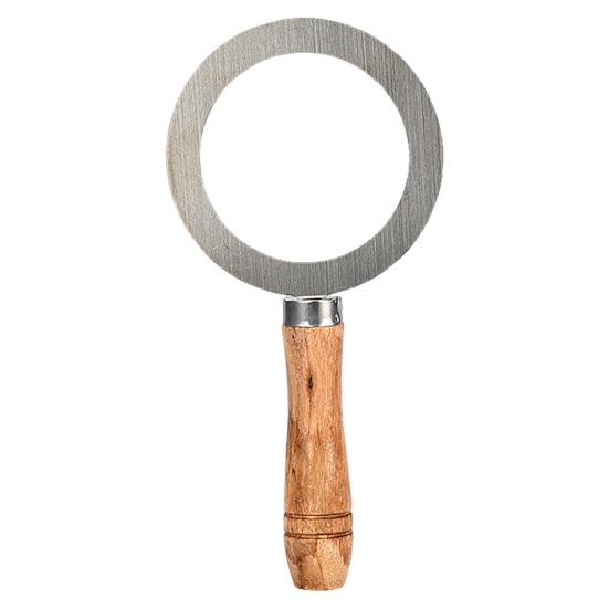 Кольцо для чашки для выпечки из нержавеющей стали с термостойкой деревянной ручкой, крышка чашки чая с молоком, прокладка для десертного пузырькового чая, жареное молоко, изготовление своими руками