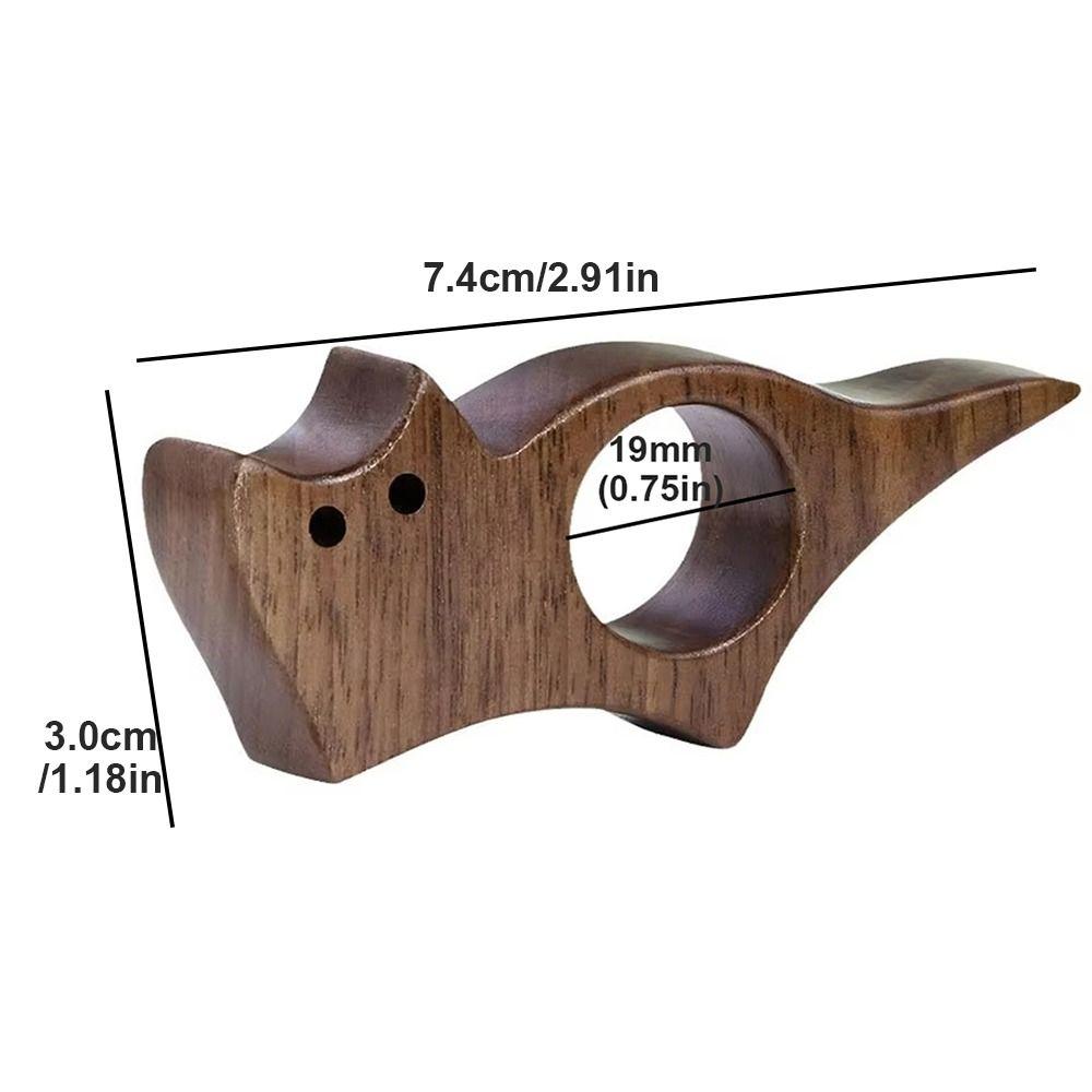 Wooden Thumb Wood Book Holder Cat Dog Shape Reading Bookmark New Book Page Holder
