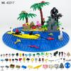 Детские игрушки рокарий орангутан гребля кубики holiday island фигурки собранные игрушки рептилия детские развивающие игрушки