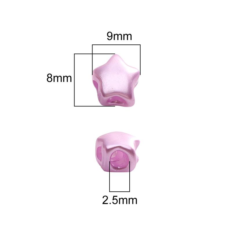 Акриловая перламутровая подвеска в виде звезды для сережек и браслетов своими руками