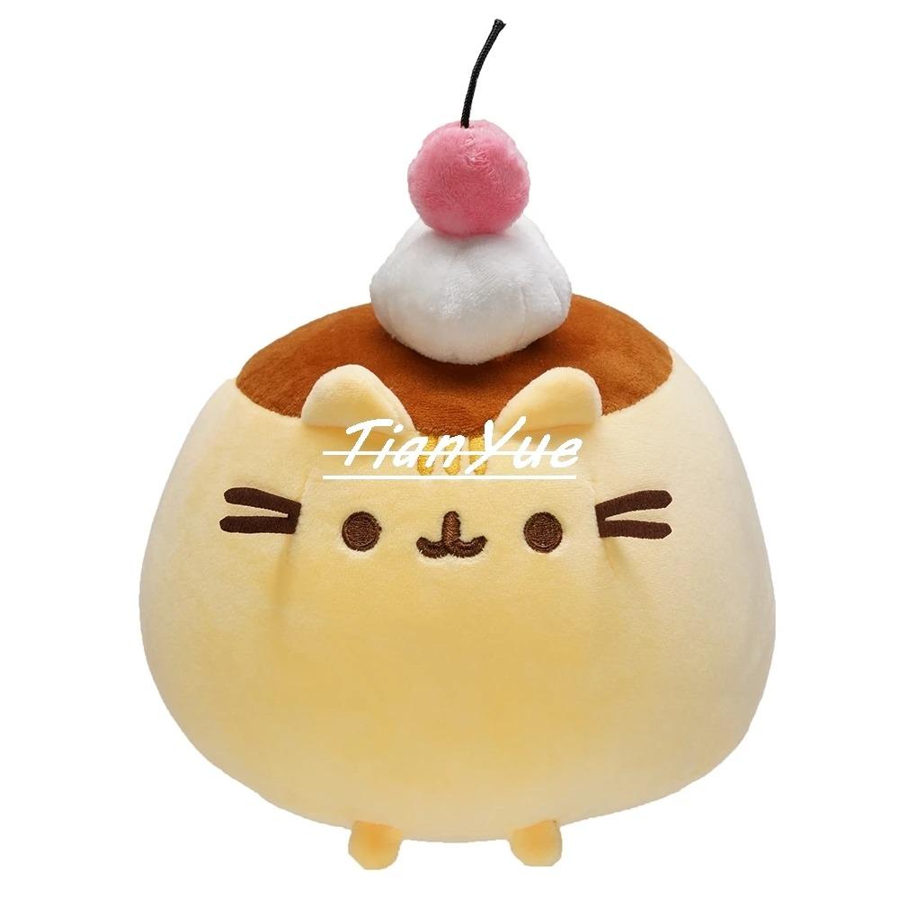 Cute Animal Pudding Cats soft Stuffed Pussy Christmas Gift Toys for Christmas 22cm
