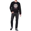 Evisu Семейный Цветок Маленькая Чайка Принт Толстовка Мужская толстовка Черный 2EAHTM0SW410XX