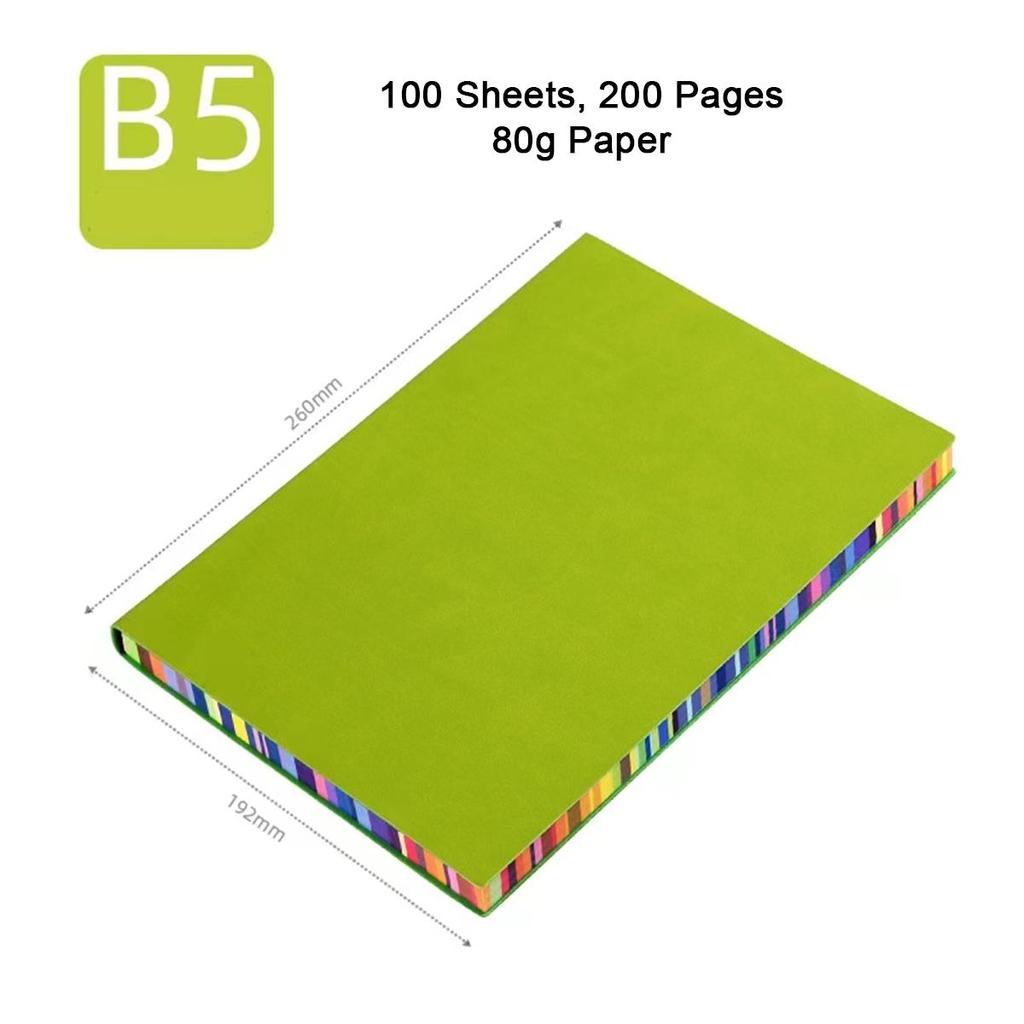 (Возможна гравировка логотипа) Цветной студенческий блокнот формата А6/А5/В5, кожаный деловой блокнот, журнал встреч, дневник, внутренняя страница с подкладкой, справочник