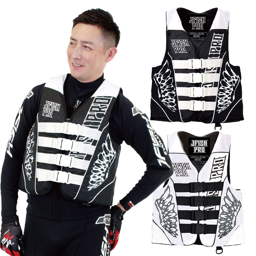 Спасательный жилет Jayfish PRO L черный/белый JLV-42225