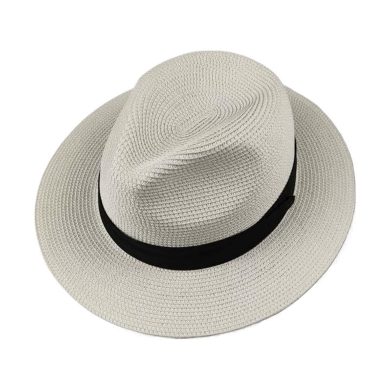 Summer Large Size 64cm Classic Sun Hats for Men Women Panama Hats Couple Wide Brim Beach Straw Hat Big Head Plus Size Fedora Hat
