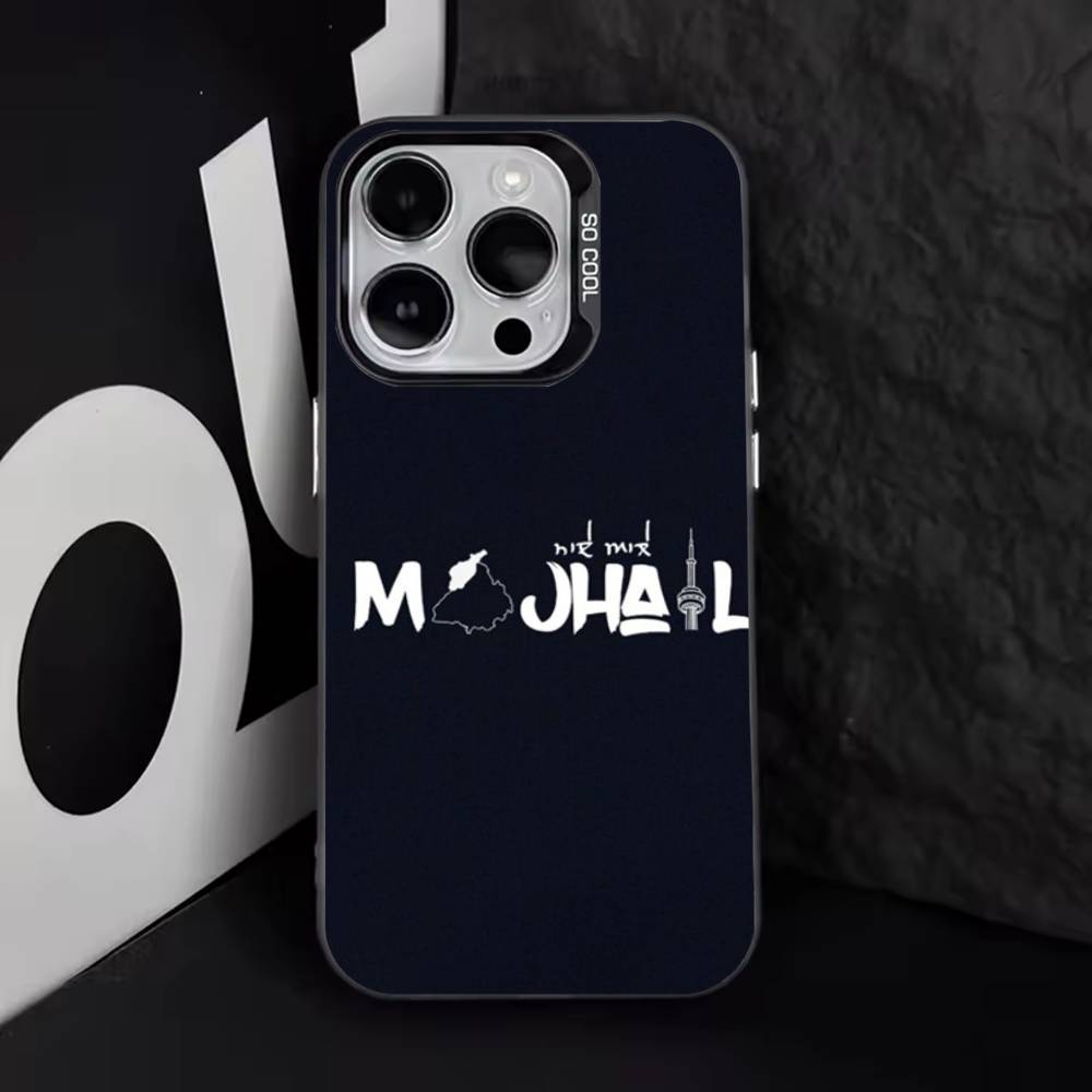 Painting Punjab Map Phone Case For iPhone 17,16,15,14,13,12,11,Pro,Max,Plus,E,Air,Mini Black Tpu Cover