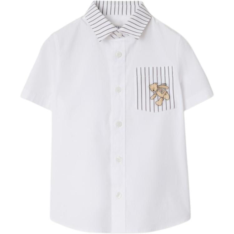 Burberry Повседневная рубашка SS25 Белая Детская 81119391
