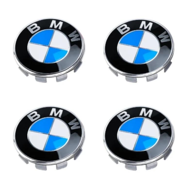 For BMW M 4Pcs 56mm/68mm Car Styling Wheel Center Hub Cap Auto Rim Covers for BMW E36 E46 E53 E90 E60 E61 E93 E87 X1 X3 X5 F30 E91 G30 Car