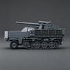 MOC Фигурка Масштаб 1/35 Полугусеничный Самоходный Зенитный Артиллерийский Установщик Sd.Kfz.9 Famo 8.8cm Flak 37 Сборная Модель