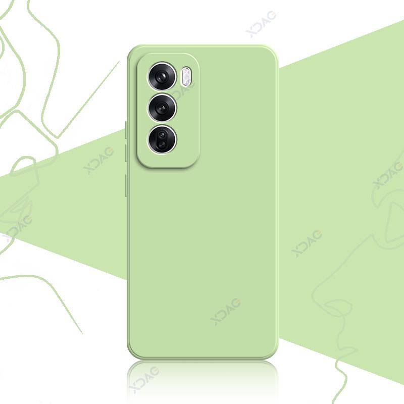 Чехол для мобильного телефона OPPO Reno 12 Pro Reno12Pro OPPOReno Reno12 12Pro 5G Мягкий роскошный квадратный жидкий силиконовый чехол на заднюю панель