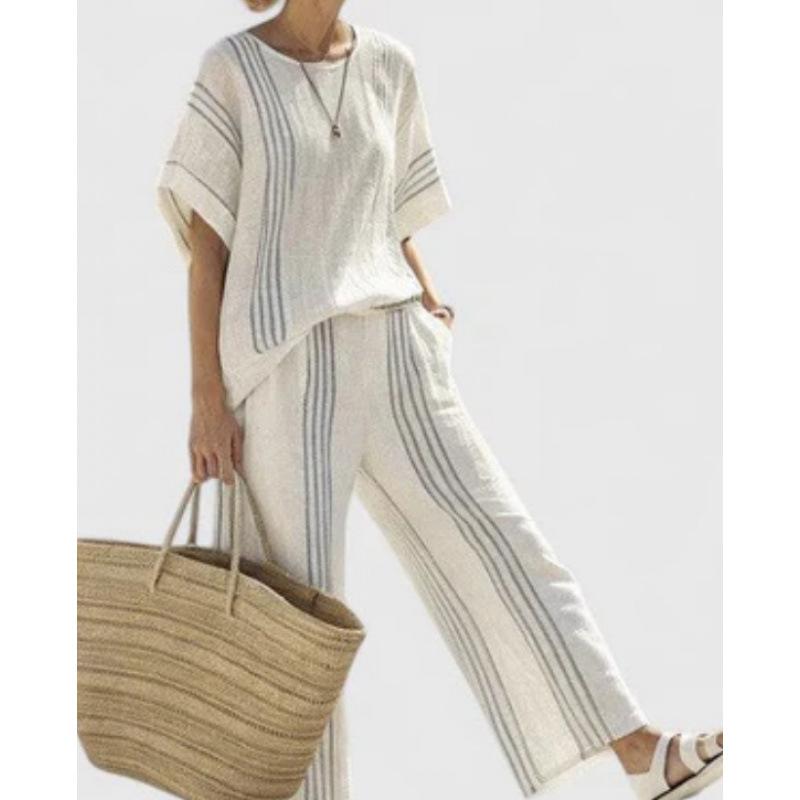 1116 European and American new bohemian women's round flower casual suit spot Y1