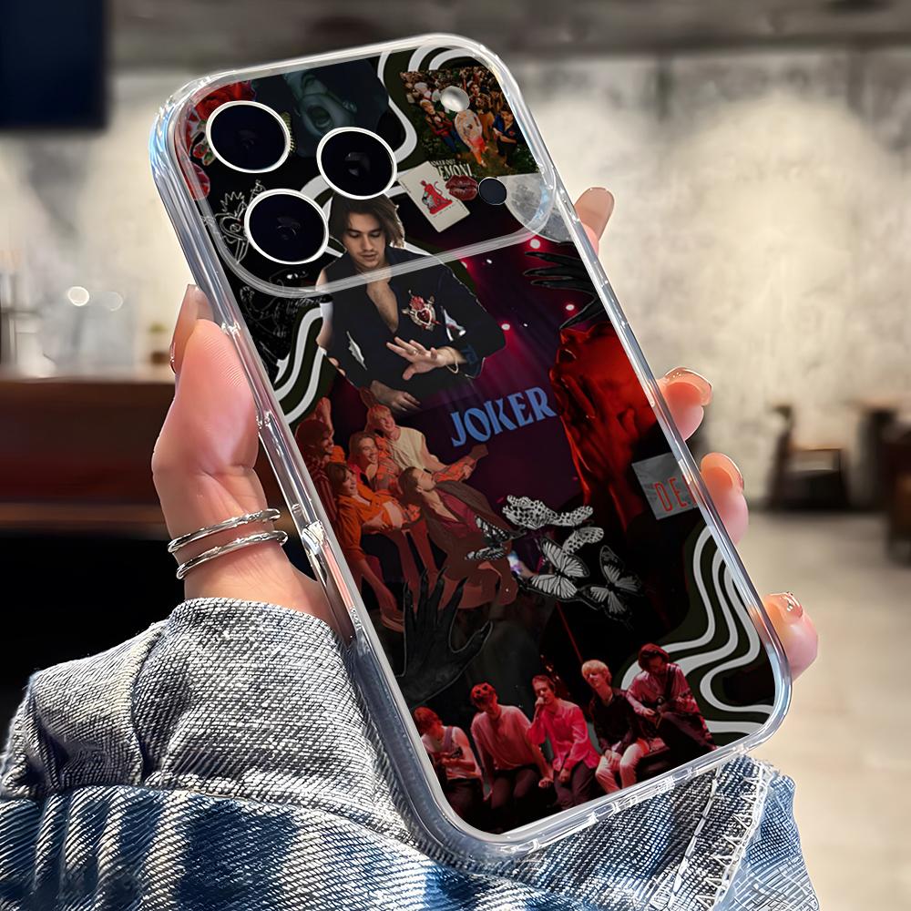 Чехол для телефона J-Joker O-Out с ремешком для iPhone 17 16 Pro Max 15 14 13 11 12 Mini Xs X Xr 7 8 Plus Se Прозрачная крышка