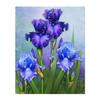 5D Diy Алмазная картина Фиолетовые цветы Алмазная вышивка Крестом Домашний декор Подарки ручной работы