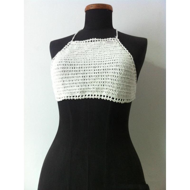 Вязаный крючком купальник бикини женский пляжный сексуальный завязывающийся раздельный купальник