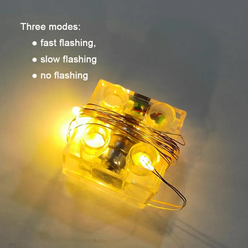 Светящийся блок-кирпич со световой линией DIY Строительные блоки Освещение для сцены Декор Совместим с Lego Кирпичи Игрушки для детей