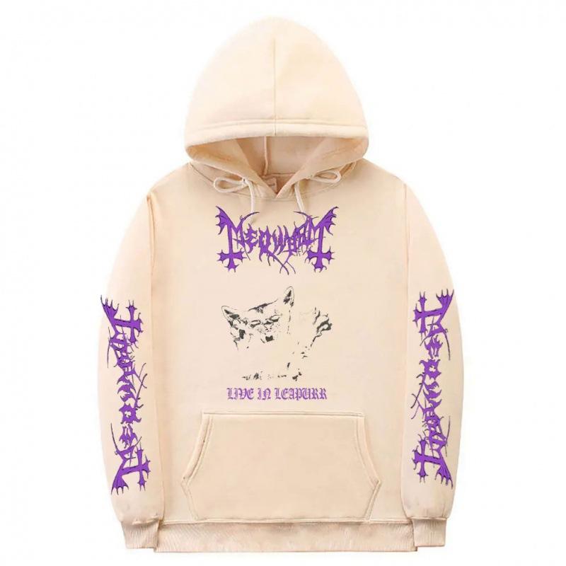 90s Vintage Mayhem Band Live In Leapurr Hoodie