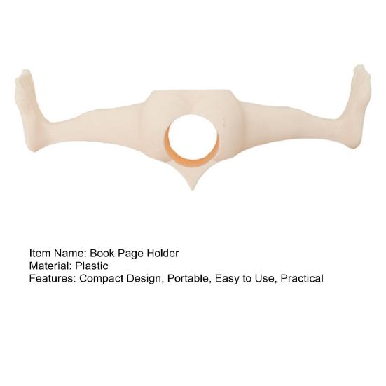 1/2 шт. Держатель для страниц книги Компактный дизайн Портативный Легкий в использовании Одноручный Держатель для страниц книги большим пальцем Закладка